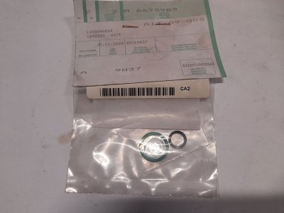 Manifold assy seal kit
