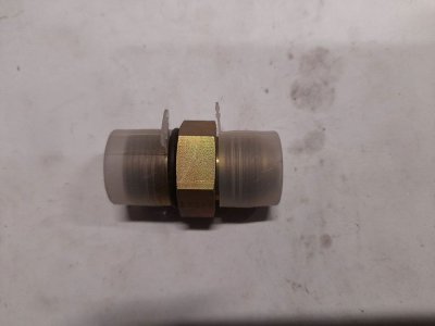 Valve block hydr.connector