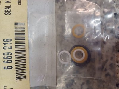 seal kit rear auxiliary valve coil
