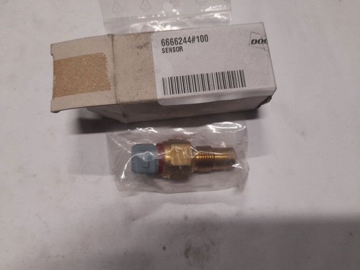 Thermostat housing sensor