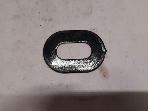 Back-up alarm flange