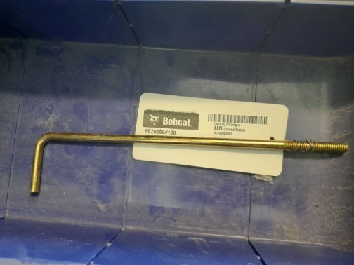 bent anchor bolt