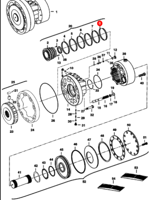o-ring hydrostatic pump